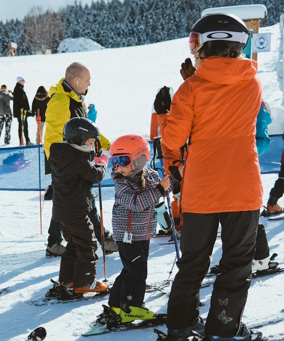 Beginner ski lessons
